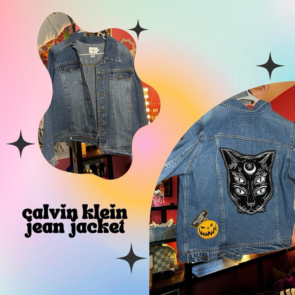 calvin klein jean jacket